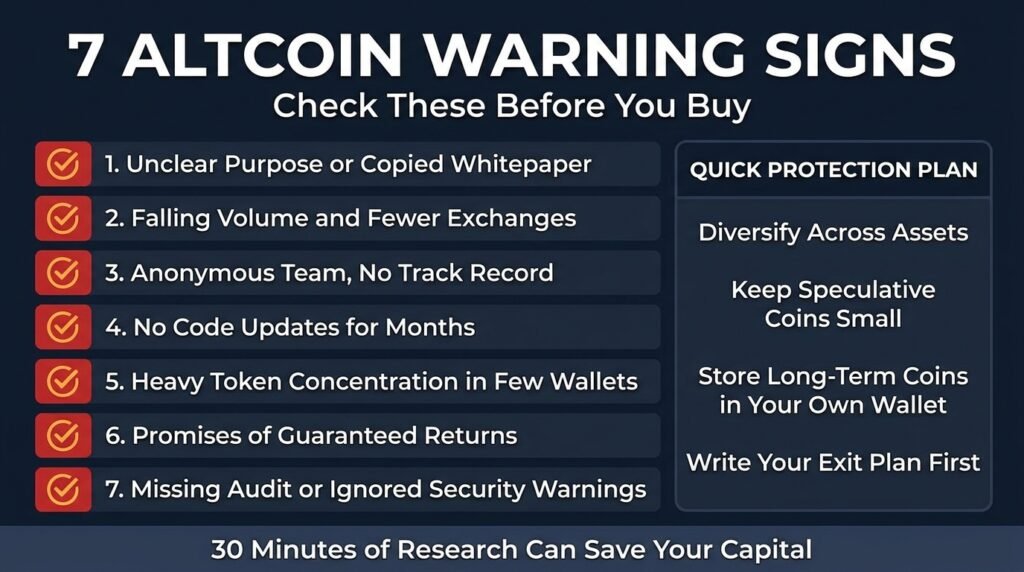Crypto coins falling off an exchange platform showing why Binance delist cryptocurrencies and the warning signs
